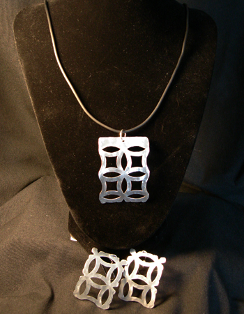 Aluminum Diamond Necklace